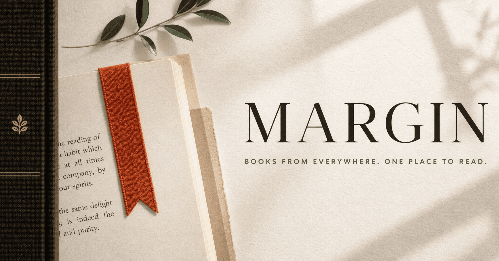 Margin personal reading library